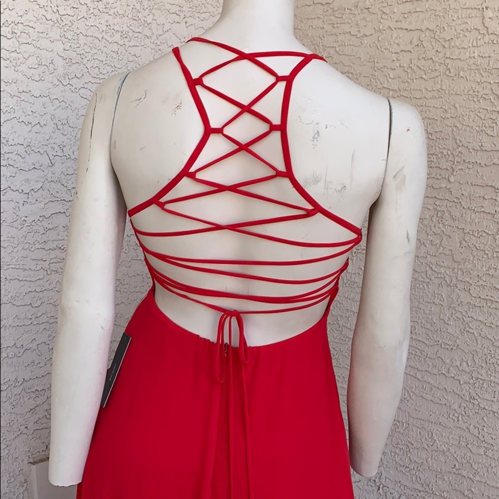 Lulus Red Dress - Picture 3 of 15